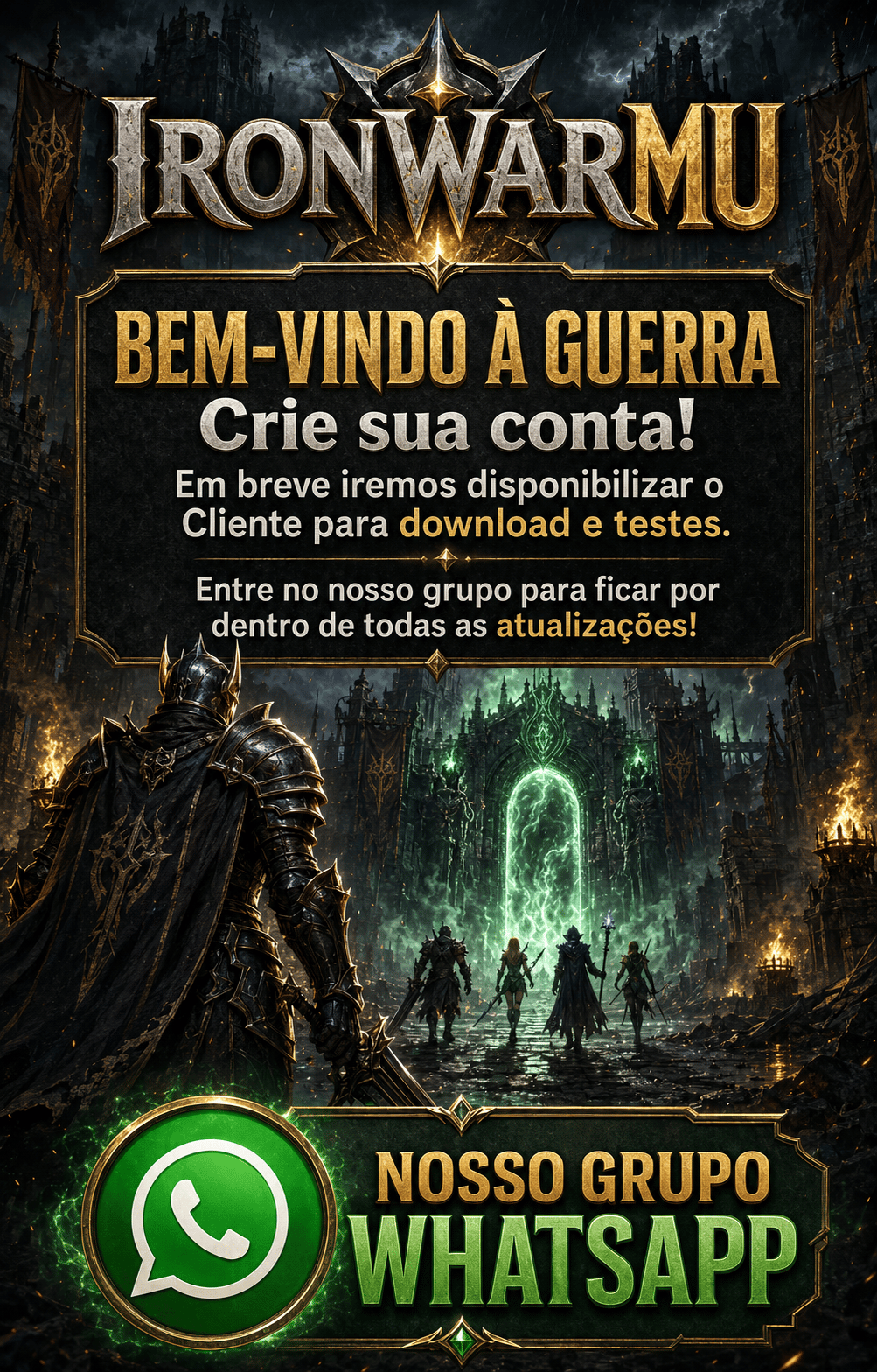 Cadastro e Whatsapp